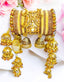 Customize Bangles set with Short kaleera in golden color -92