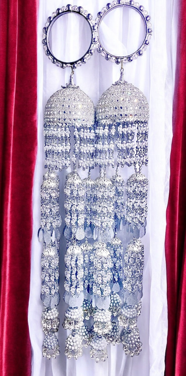 16 inches long Pearl bridal kaleera in off white color -99
