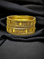 Antique Bangles Set with in golden & silver color -196