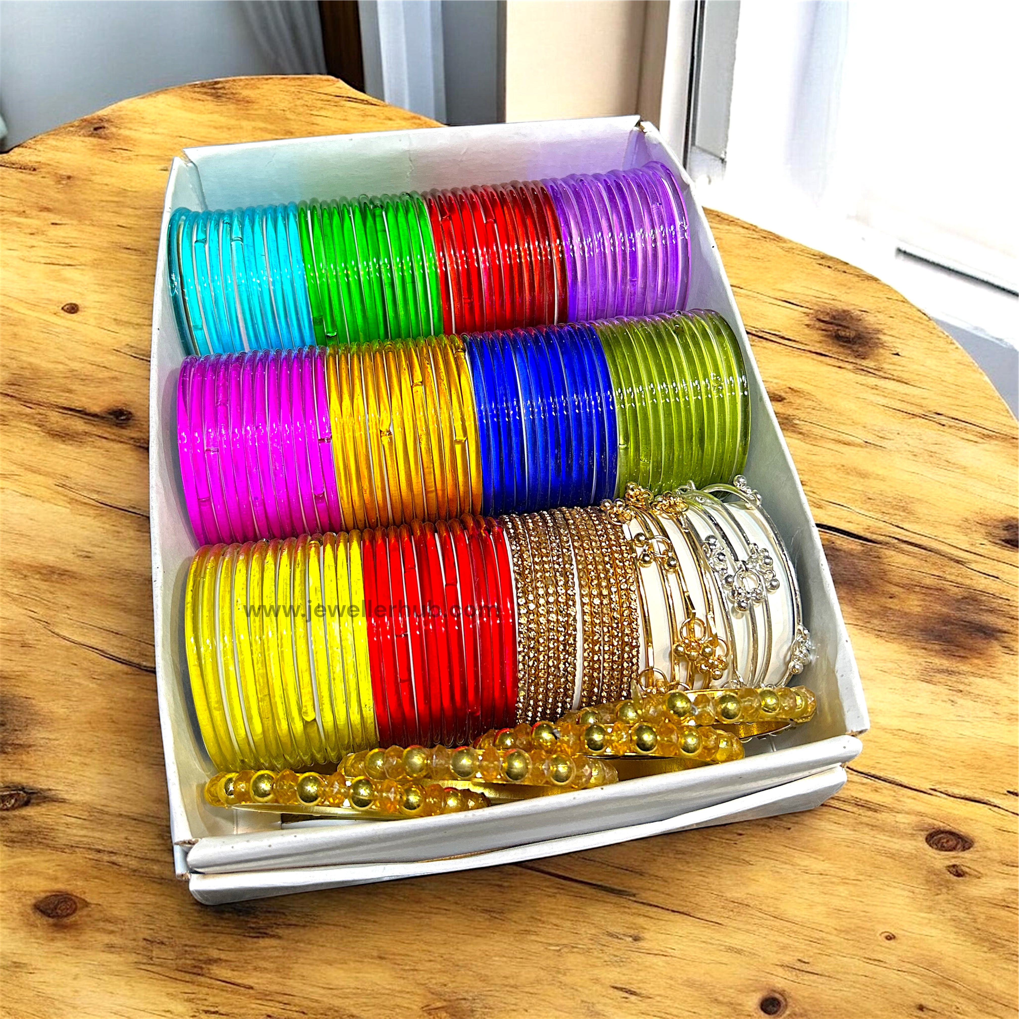 Heavy Gauge Best Quality Jelly Bangles deal box 408