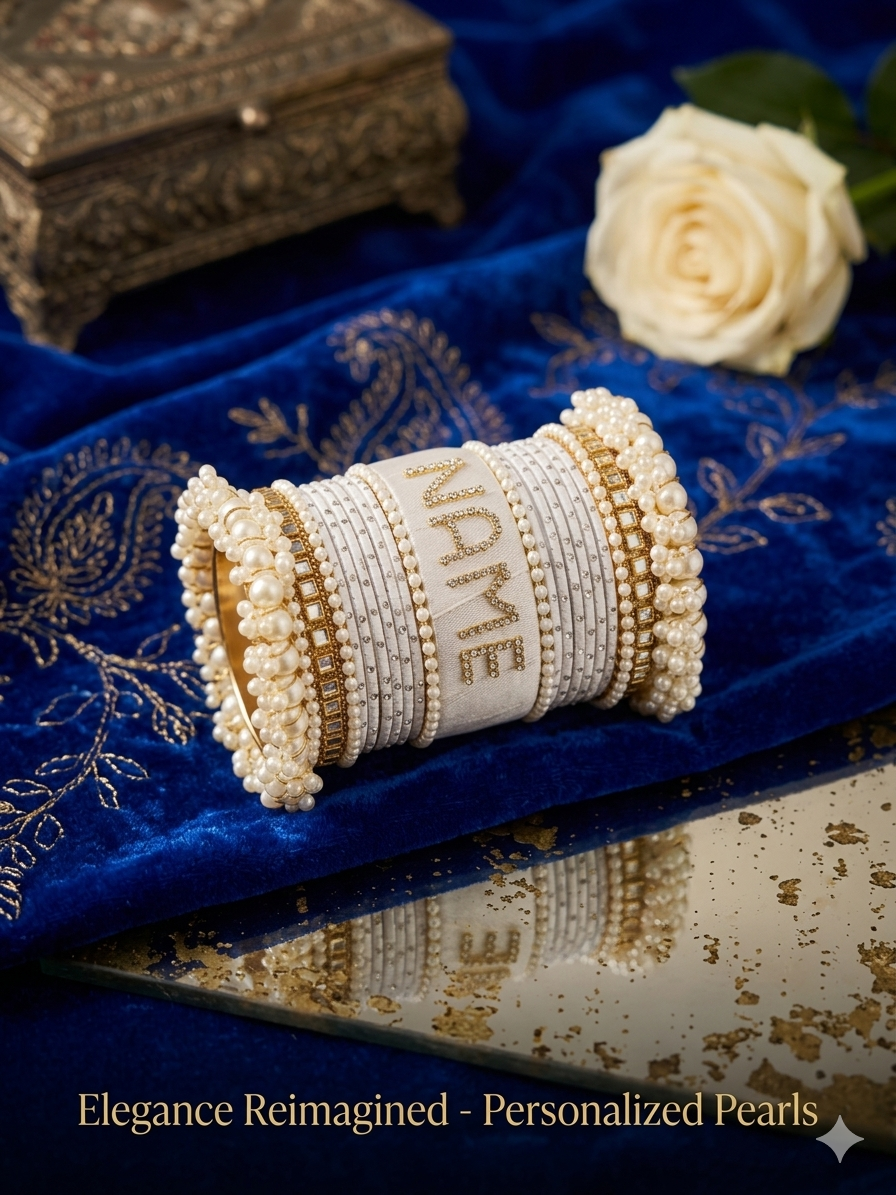 Personalized Custom  Name Bangles for Girls & Bride – Customized Name Bangles for Women | Custom Name Bracelet for Girls