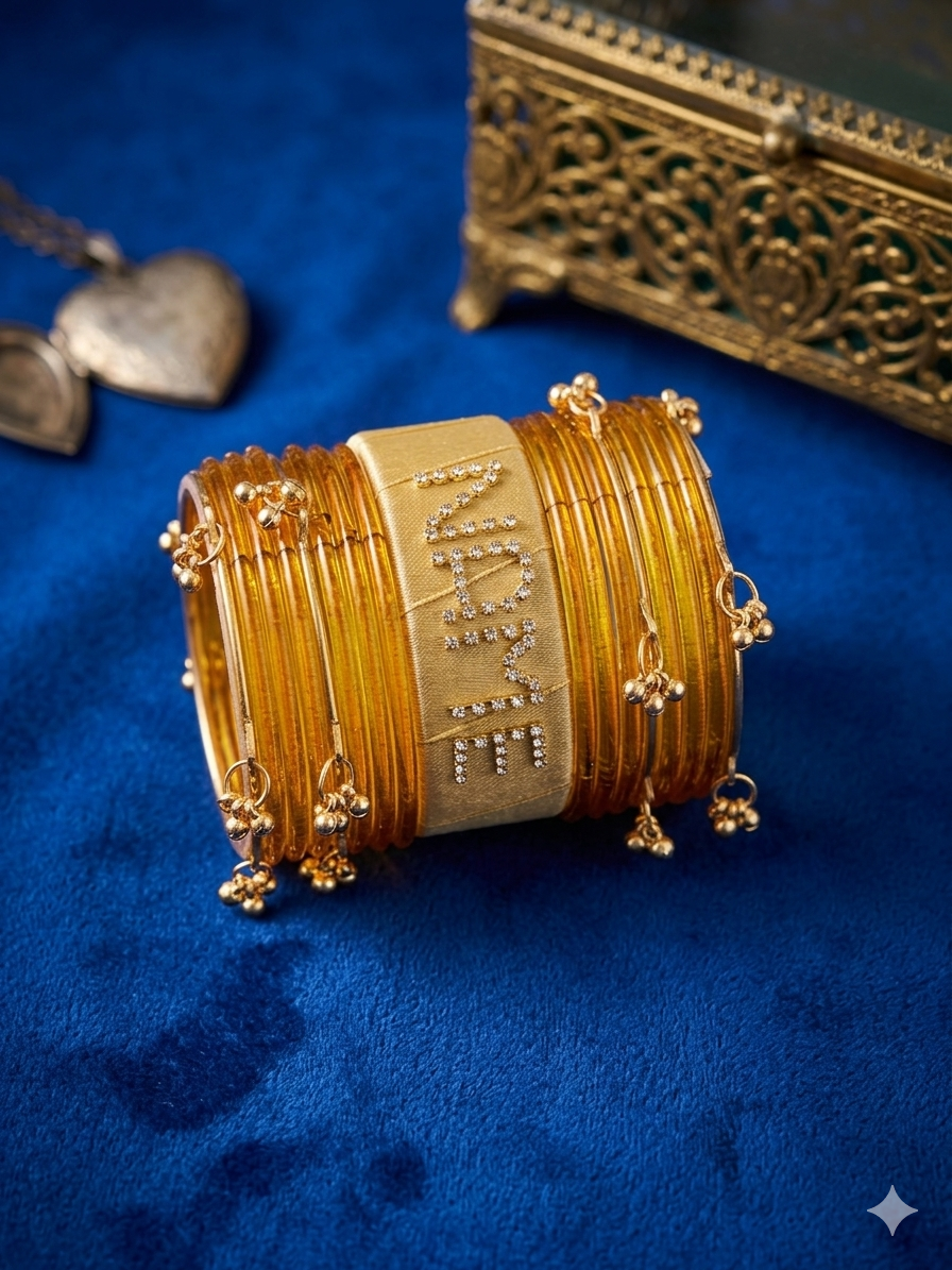 Name Bangles with Jelly & kashmiri bangles for Girls & Bride – Customized Name Bangles for Women | Custom Name Bracelet for Girls | Bridal Name Bangles Set | Name Bangles for Wedding, Mehndi, Barat | Stylish Name Bracelet Jewelry