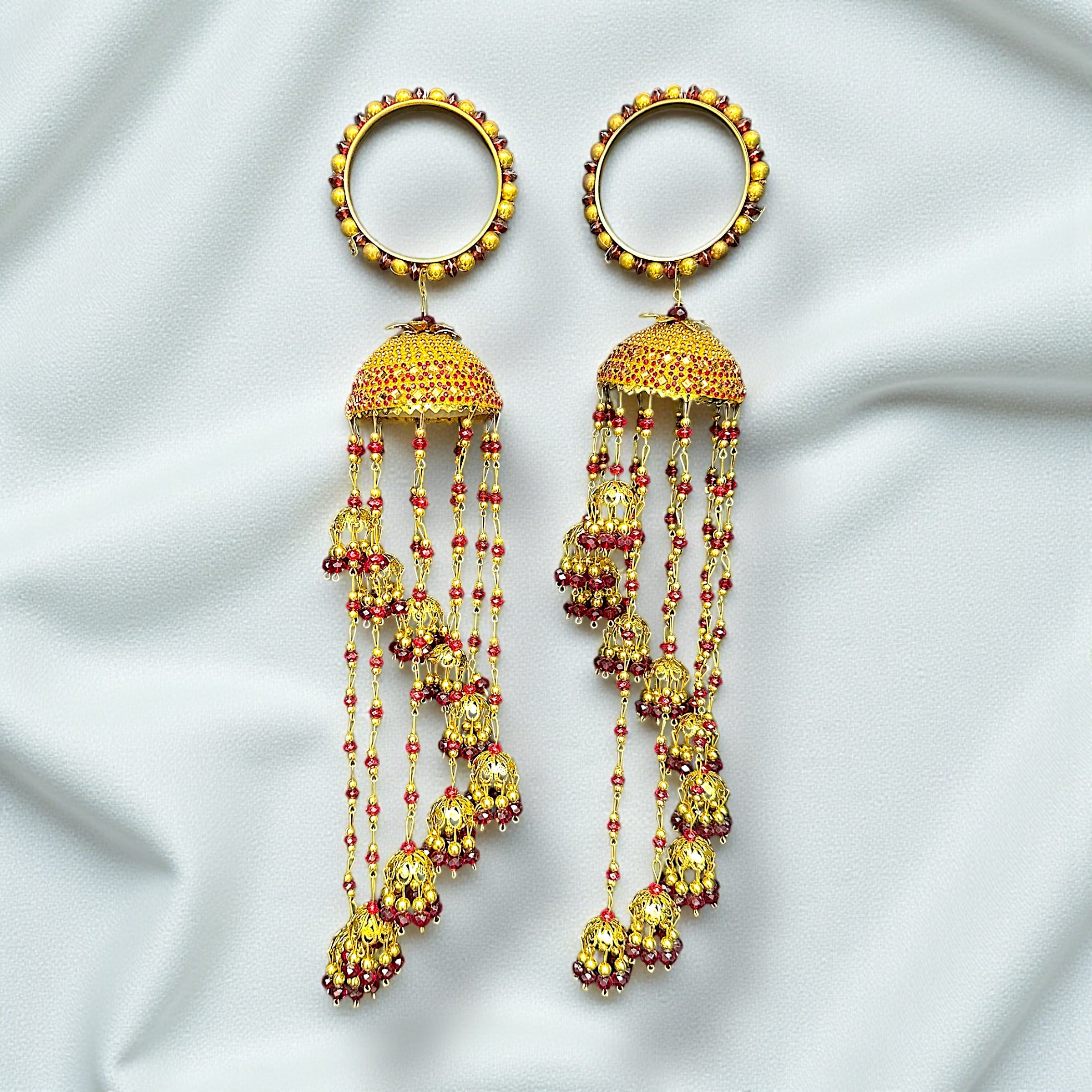 Red Swing design Heavy Length Kaleera
