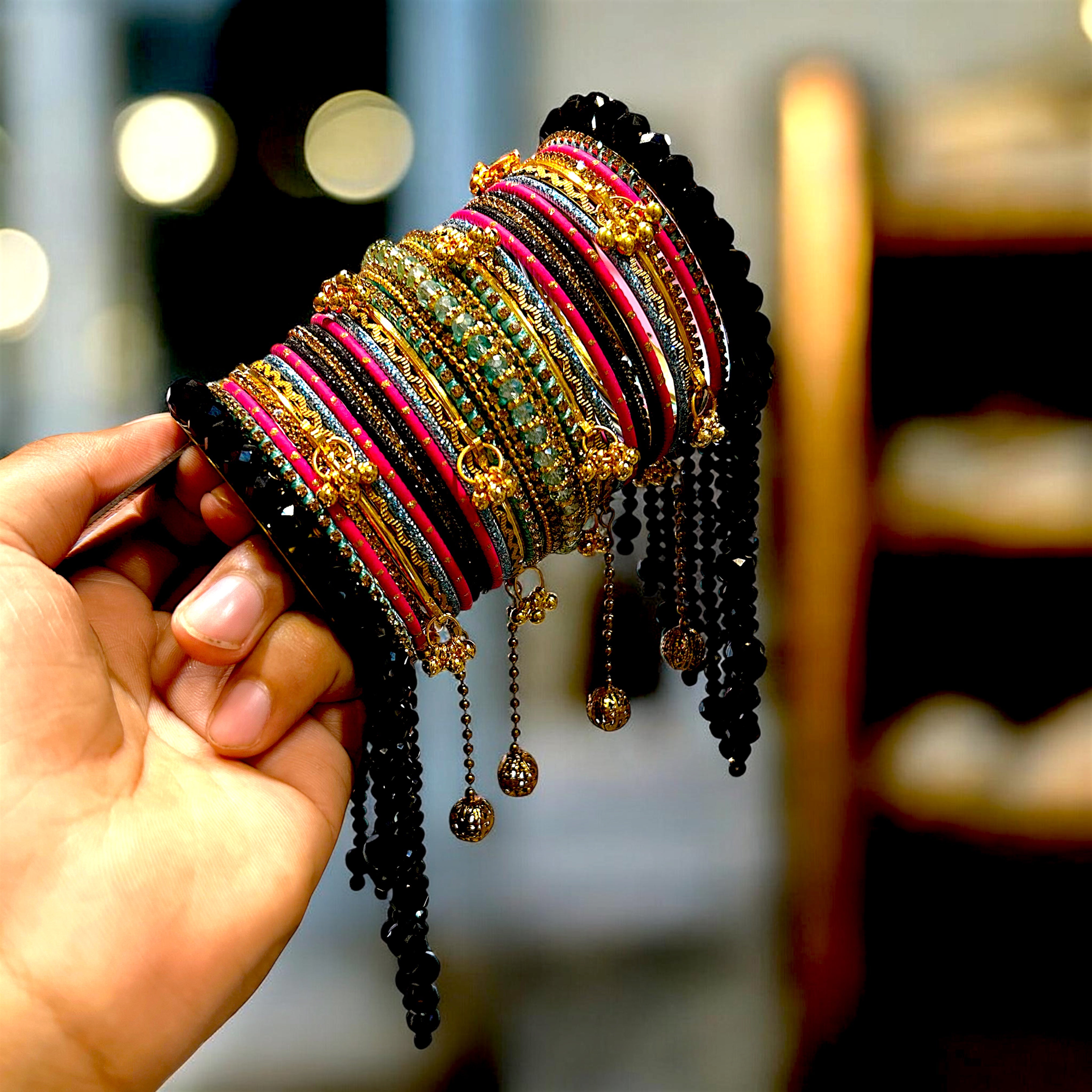 20 Colours Available | Designer Gold Plated Bangles Set | Traditional Indian Bangles | Wedding, Bridal, Bridesmaid & Party Wear Jewellery