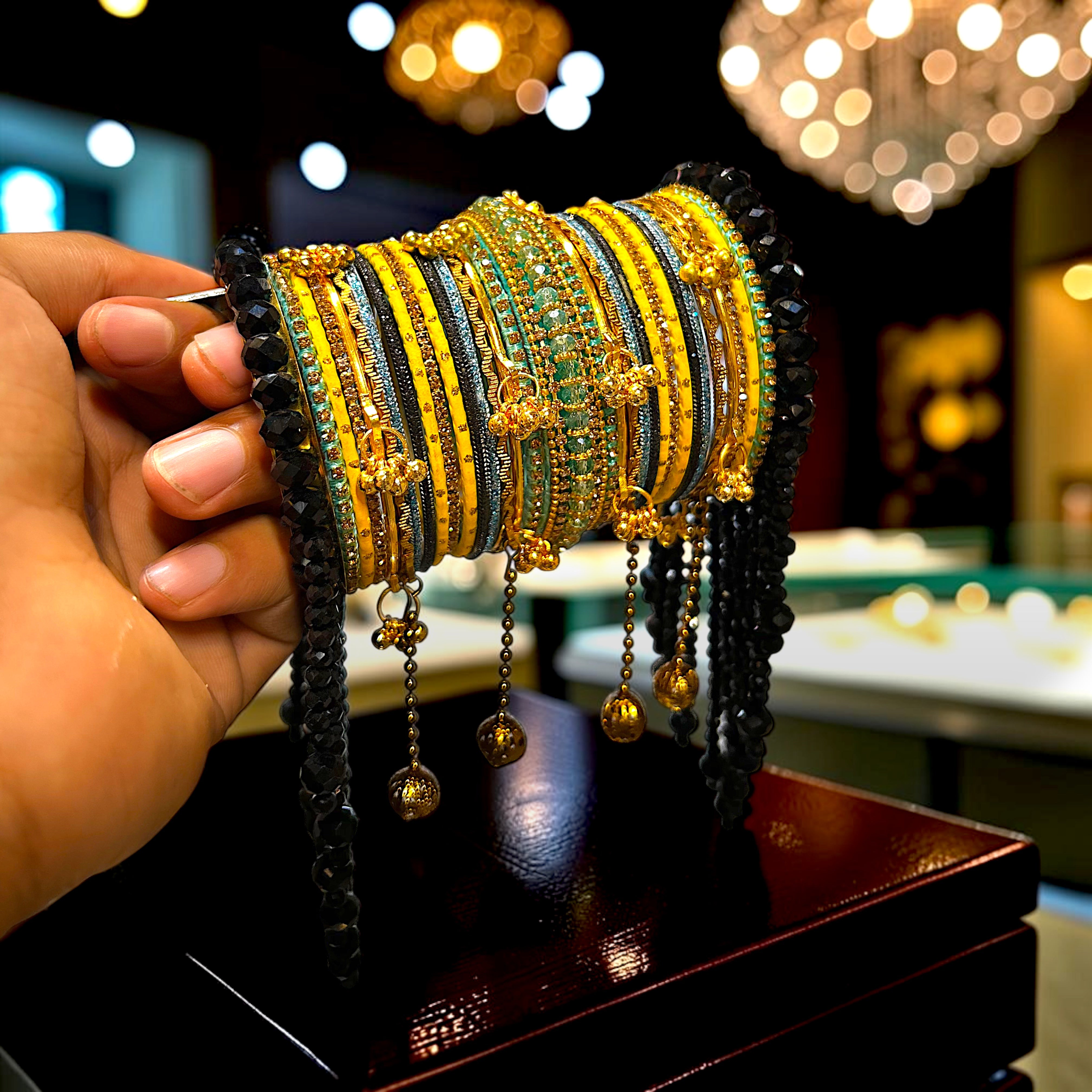 20 Colours Available | Designer Gold Plated Bangles Set | Traditional Indian Bangles | Wedding, Bridal, Bridesmaid & Party Wear Jewellery
