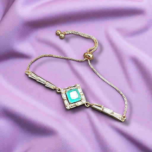 Ferozi Stone Ilyana Link Bracelet