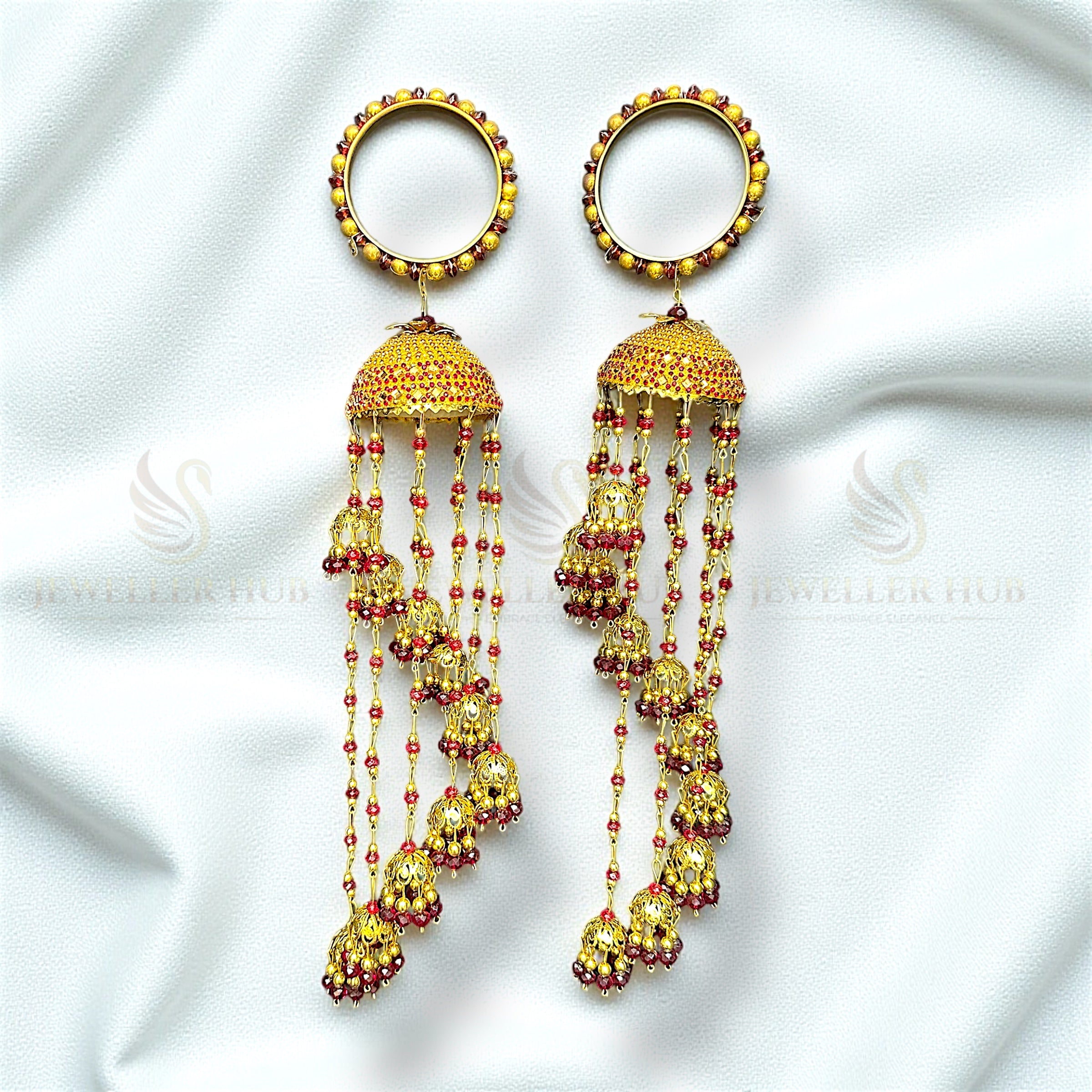 Red Swing design Heavy Length Kaleera
